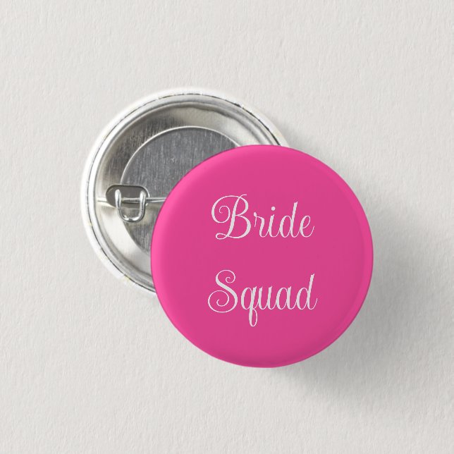 Bride Squad Button (Vorne & Hinten)