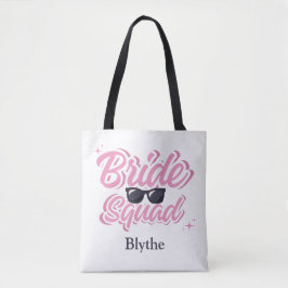 Bride Squad Custom Tote Bag für Bridesmaier