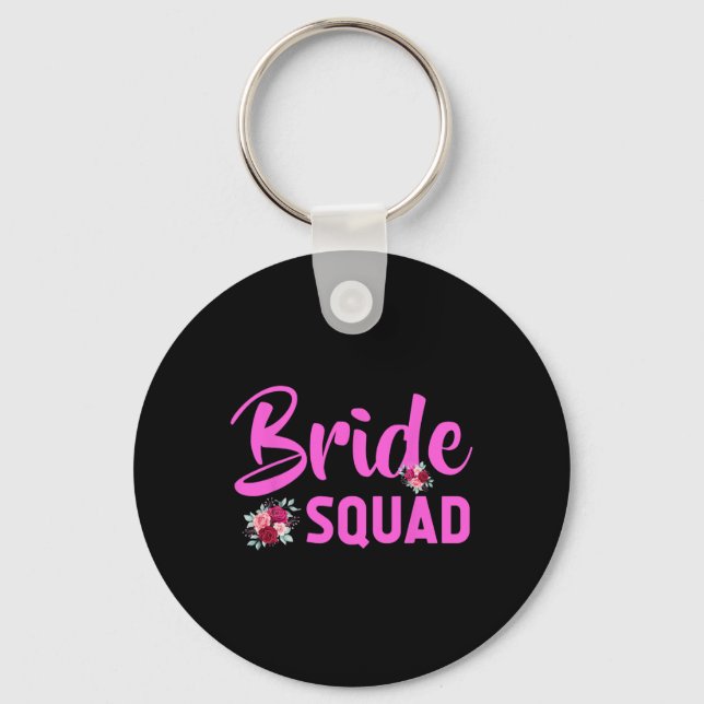 Bride Squad Design - Team Bride Schlüsselanhänger (Vorderseite)