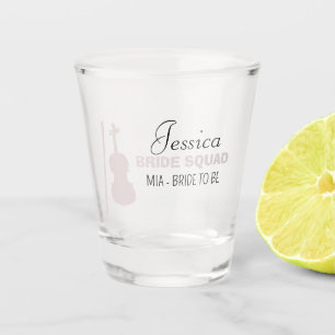 Bride Squad   Hot Pink Bachelorette Bridesmaid Schnapsglas
