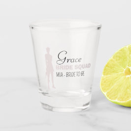 Bride Squad | Hot Pink Bachelorette Bridesmaid Schnapsglas