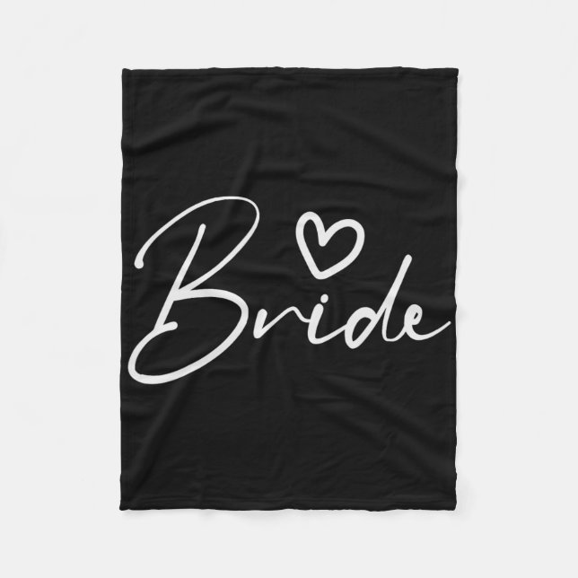 Bride Squad Junggeselinnen-Abschied Bridesmaid Cre Fleecedecke (Vorderseite)