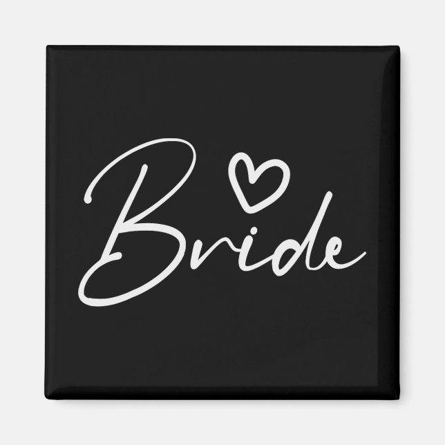 Bride Squad Junggeselinnen-Abschied Bridesmaid Cre Magnet (Vorne)
