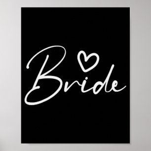Bride Squad Junggeselinnen-Abschied Bridesmaid Cre Poster