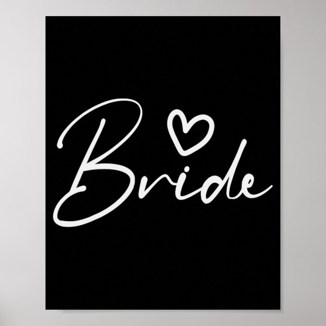 Bride Squad Junggeselinnen-Abschied Bridesmaid Cre Poster (Vorne)