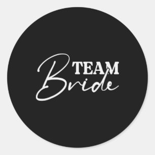 Bride Squad Junggeselinnen-Abschied Bridesmaid Cre Runder Aufkleber
