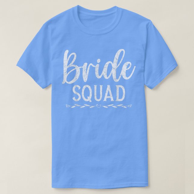 Bride Squad Junggeselinnen-Abschied Ehe Wedding Br T-Shirt (Design vorne)