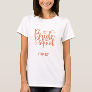 Bride Squad (Name) T-Shirt