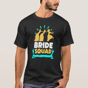 Bride Squad Party Bachelorette Wedding Niedlich T-Shirt