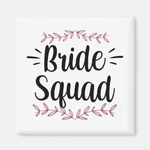 Bride Squad Party Wedding Bachelorette Niedlich 1 Magnet