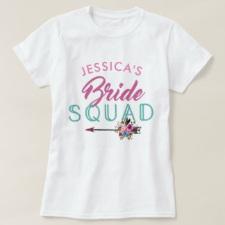 Bride Squad Personalisiertes Party Bridesmaids Top