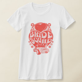 "Bride Squad" Retro-Brautparty T-Shirt