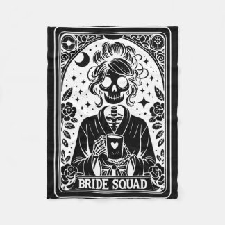 Bride Squad Tarot Card Bridge Coven Gothic Bachelo Fleecedecke
