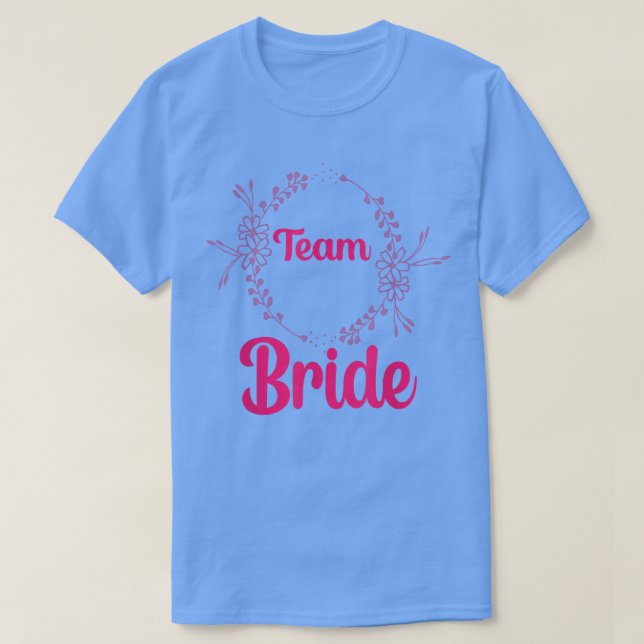 Bride Squad Team Bride Junggeselinnen-Abschied Bri T-Shirt (Design vorne)