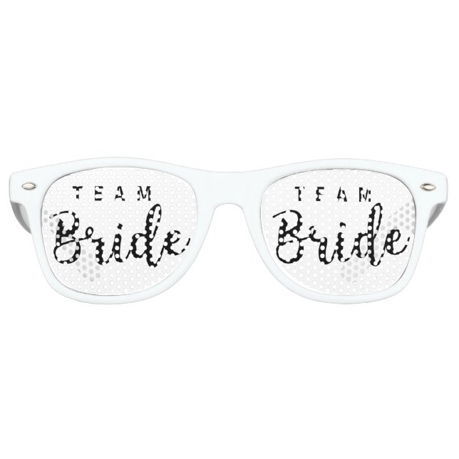 Bride Squad, Team Bridge, Chic Modern Wedding Part Sonnenbrille (Vorderseite)