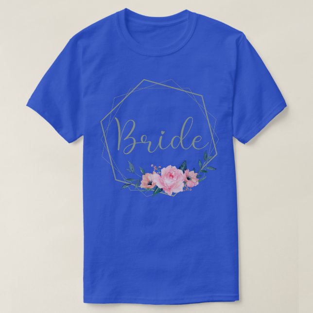 Bride Stag Party Rose Blossom Bride T-Shirt (Design vorne)