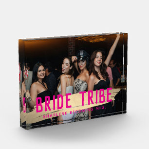 Bride Stamm Modern Chic Bridesmaiers Geschenk Keep Fotoblock