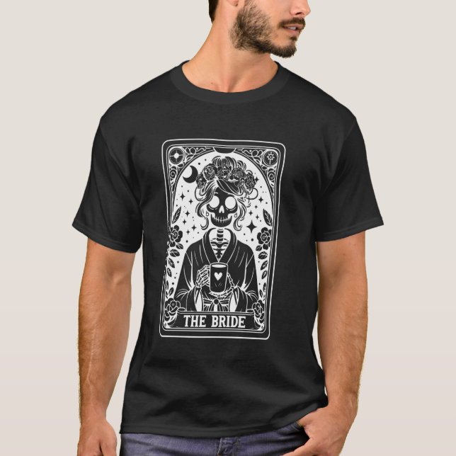 Bride Tarot Card Bride Coven Gothic Bacheloret T-Shirt