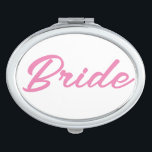 BRIDE TASCHENSPIEGEL<br><div class="desc">BRIDE MIRROR,  BACHELORETTE,  BRAUTPARTY,  WEDD</div>