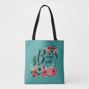 Bride Team. Bridesmaid Modernes Blumengeschenk