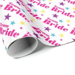 Bride-Team Geschenkpapier
