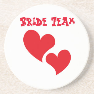 Bride-Team Getränkeuntersetzer