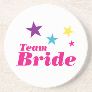 Bride-Team Getränkeuntersetzer