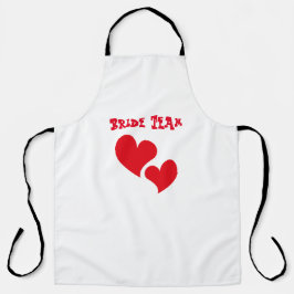 Bride-Team Schürze