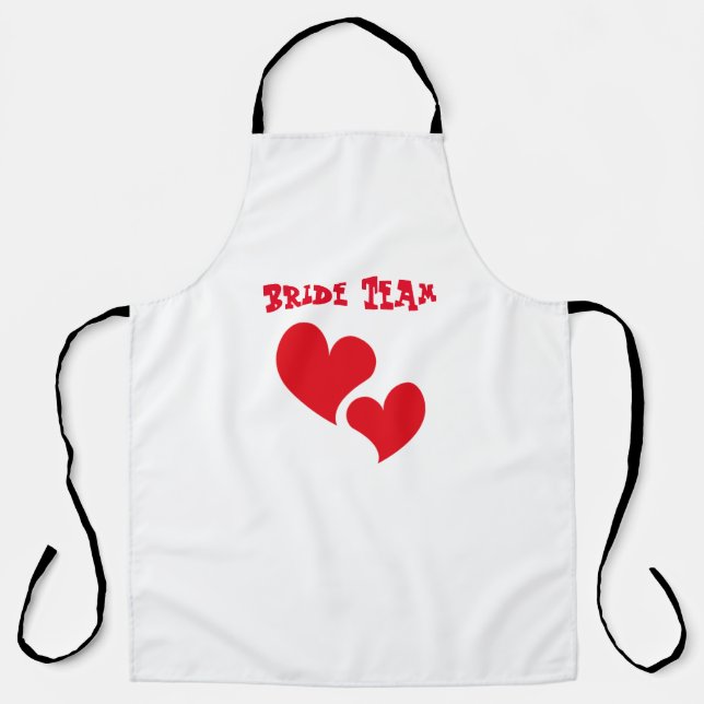 Bride-Team Schürze (Vorderseite)