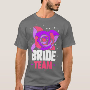 Bride Team Wedding Bachelorette Niedliches Party T-Shirt