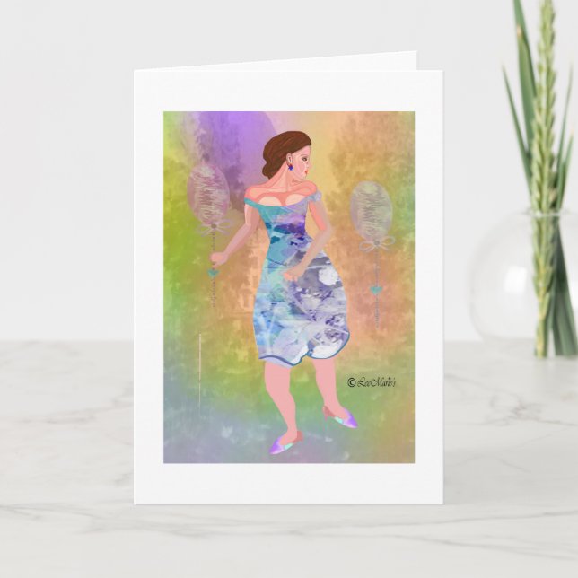 Bride Time LeeMarie's kreatives Design Karte (Vorderseite)