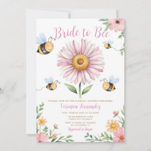 Bride to Bee Brautparty Sie fand ihren Honig Einladung