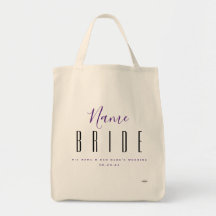 Bride Tote Bag HAMbyWG