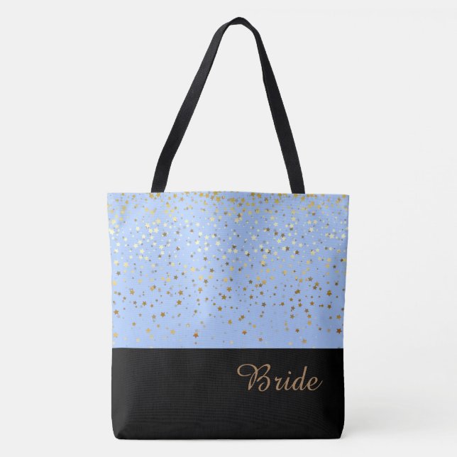 Bride Tote Bag Petite Golden Stars (Vorderseite)
