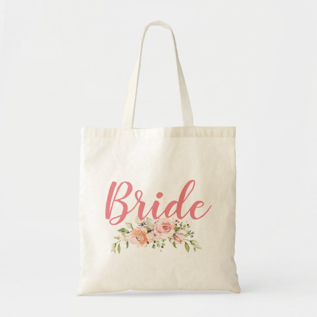 Bride Tote Tag Tragetasche (Vorne)