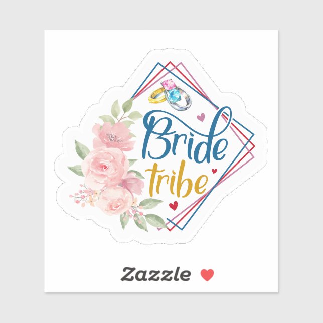 Bride Tribe Aufkleber (Blatt)