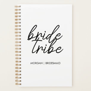 Bride Tribe Bachelorette Bridesmaid Modern Planer