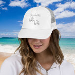 Bride Tribe Bachelorette Bridesmaids Truckerkappe<br><div class="desc">Dieser elegante "Braut Stamm" LKWer passt perfekt zu und koordiniert Ihren Stamm mit einer persönlichen Touch. Ideal für Junggesellenabende,  Brautpartys oder den Hochzeitsvormittag. Entwickelt von Thisisnotme©</div>