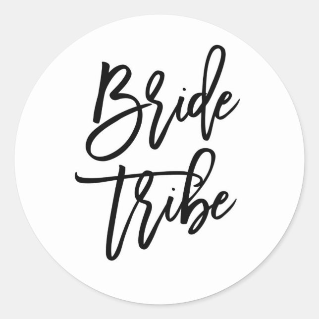 Bride Tribe Bachelorette Stickers (Vorderseite)