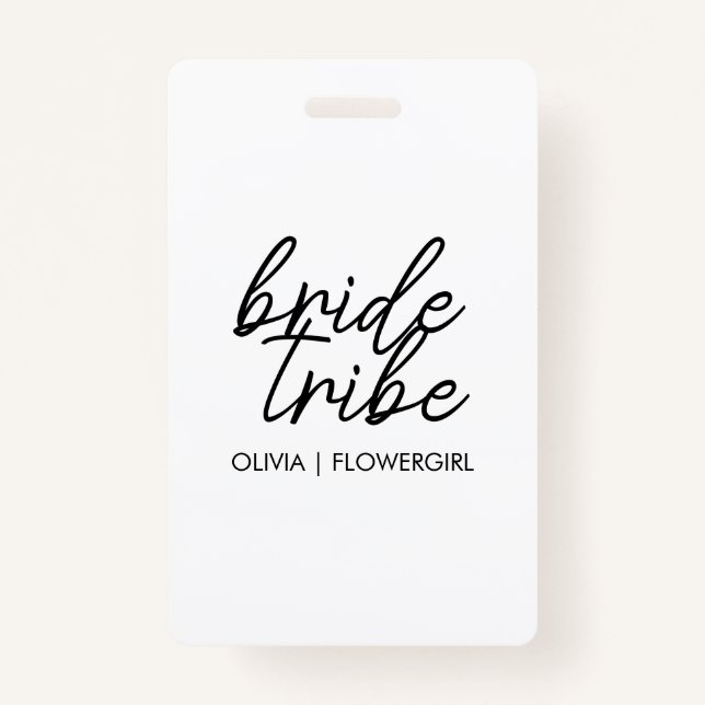 Bride Tribe | Blumenmädchen Ausweis (Vorderseite)