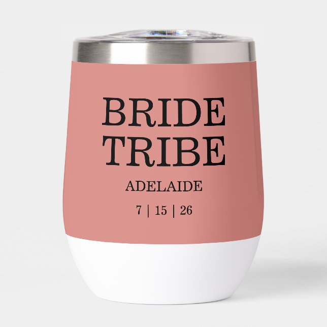 Bride Tribe Bridal Party Desert Rose (Vorderseite)