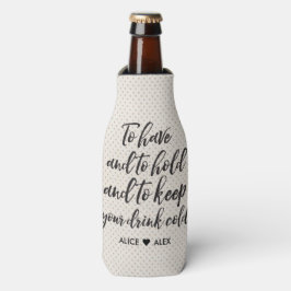 Bride Tribe Flasche Coozie Flaschenkühler