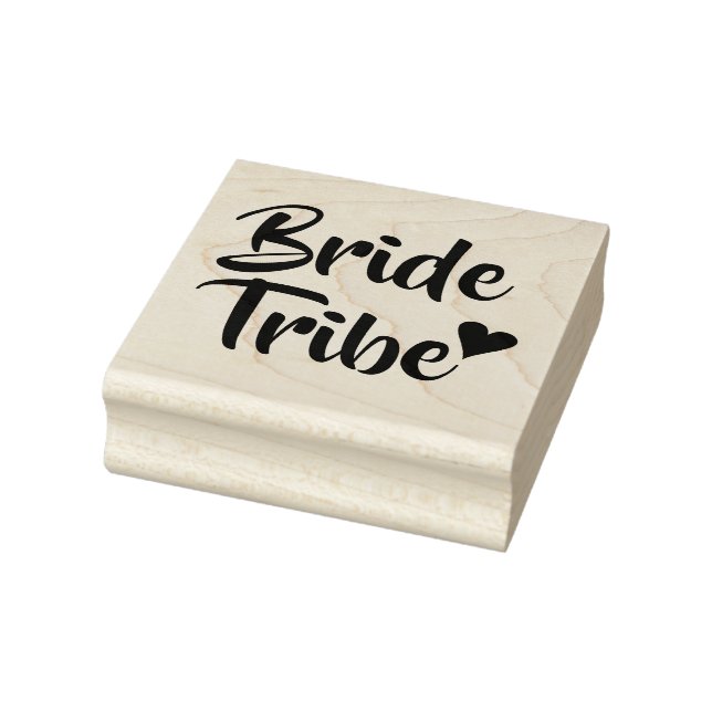 Bride Tribe Heart Gummistempel (Stempel)