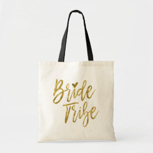 Bride Tribe Imitats Gold Foil Wedding Party Bag Tragetasche