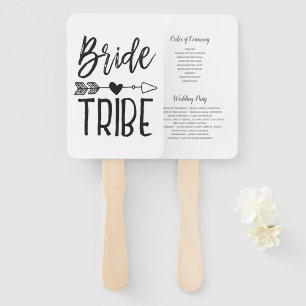 Bride Tribe Individuelle Name Hochzeit Fächer