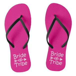 Bride Tribe lustige Bridesmaier flip Flops