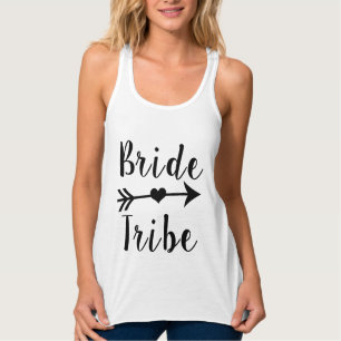 Bride Tribe lustiger Frauentank Bridesmaid Tank Top
