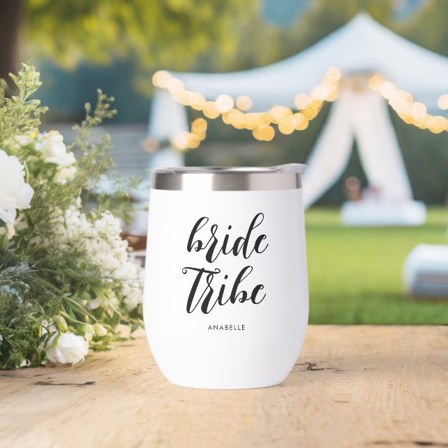 Bride Tribe Moderner Minimalistischer Junggeselinn (Hochzeit)