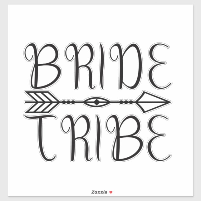Bride Tribe new Aufkleber (Blatt)