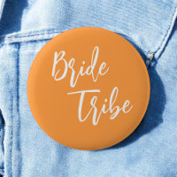 Bride Tribe Orange White Wedding